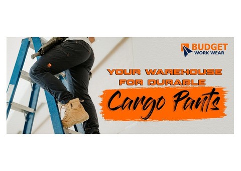 Get the durable cargo pants for your warehouse