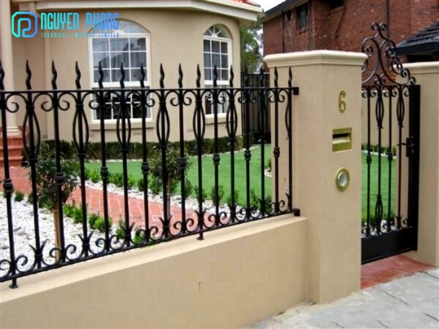 Stunning wrought iron fence panels