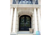 Custom wrought iron double doors, arch doors manufacturer