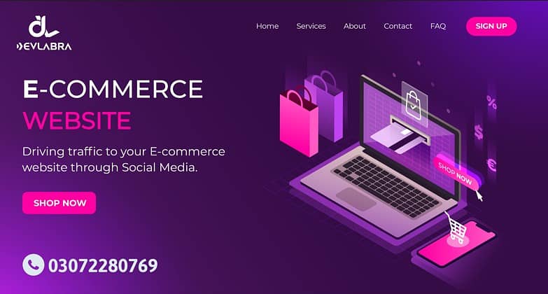 Ecommerce Website | Website Design | Digital Marketing | Graphic | SEO