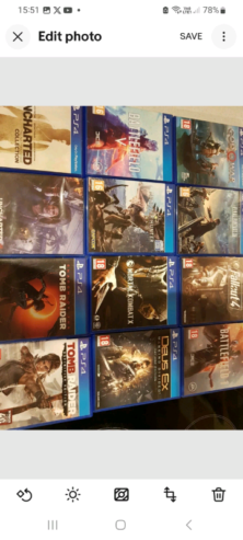 Sony PlayStation 4 Pro 1TB With black Controller, AND 20 GAMES! *PS4 P