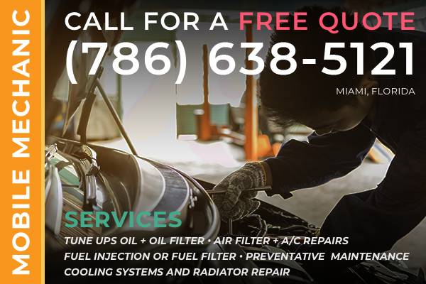 Mobile Mechanic Near You! (786) 638-5121 (Miami FL & Surrounding Areas)