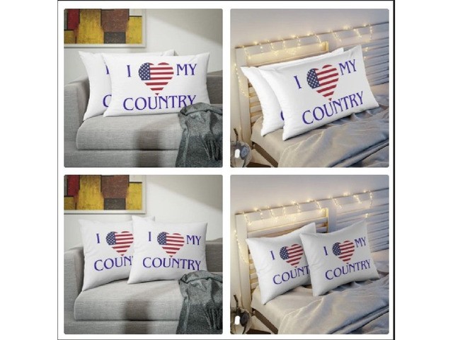 I love my Country America Pillow Sham