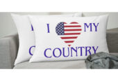 I love my Country America Pillow Sham