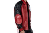 Mens Pelle Pelle Red Soda Club Leather Jacket