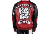 Mens Pelle Pelle Red Soda Club Leather Jacket